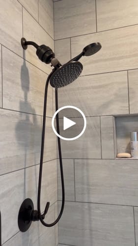 Customer video review of 3-Spray Dual Shower Head Set