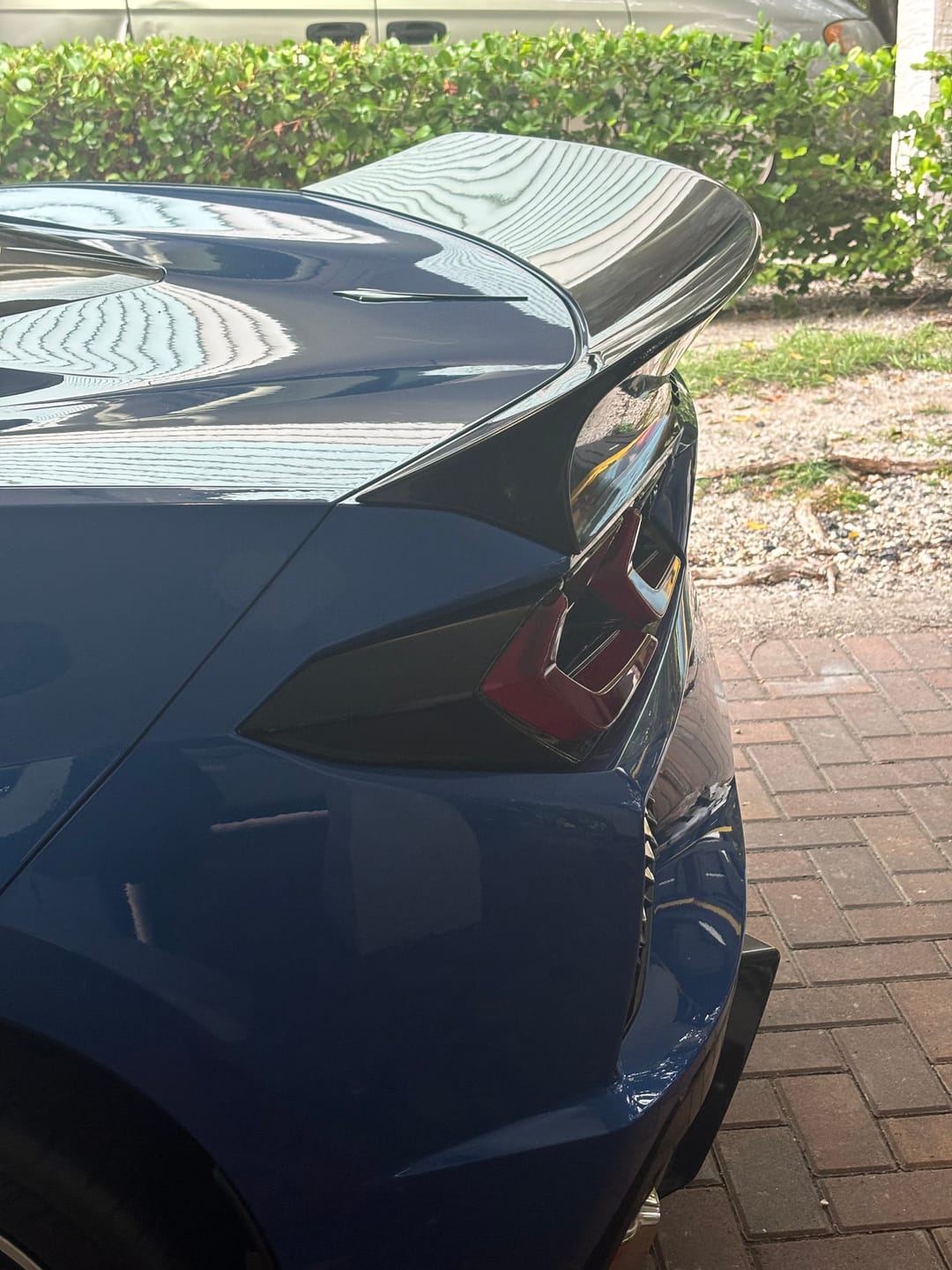 Customer photo review of Corvette C8 Performance Ducktail Rear Trunk Spoiler