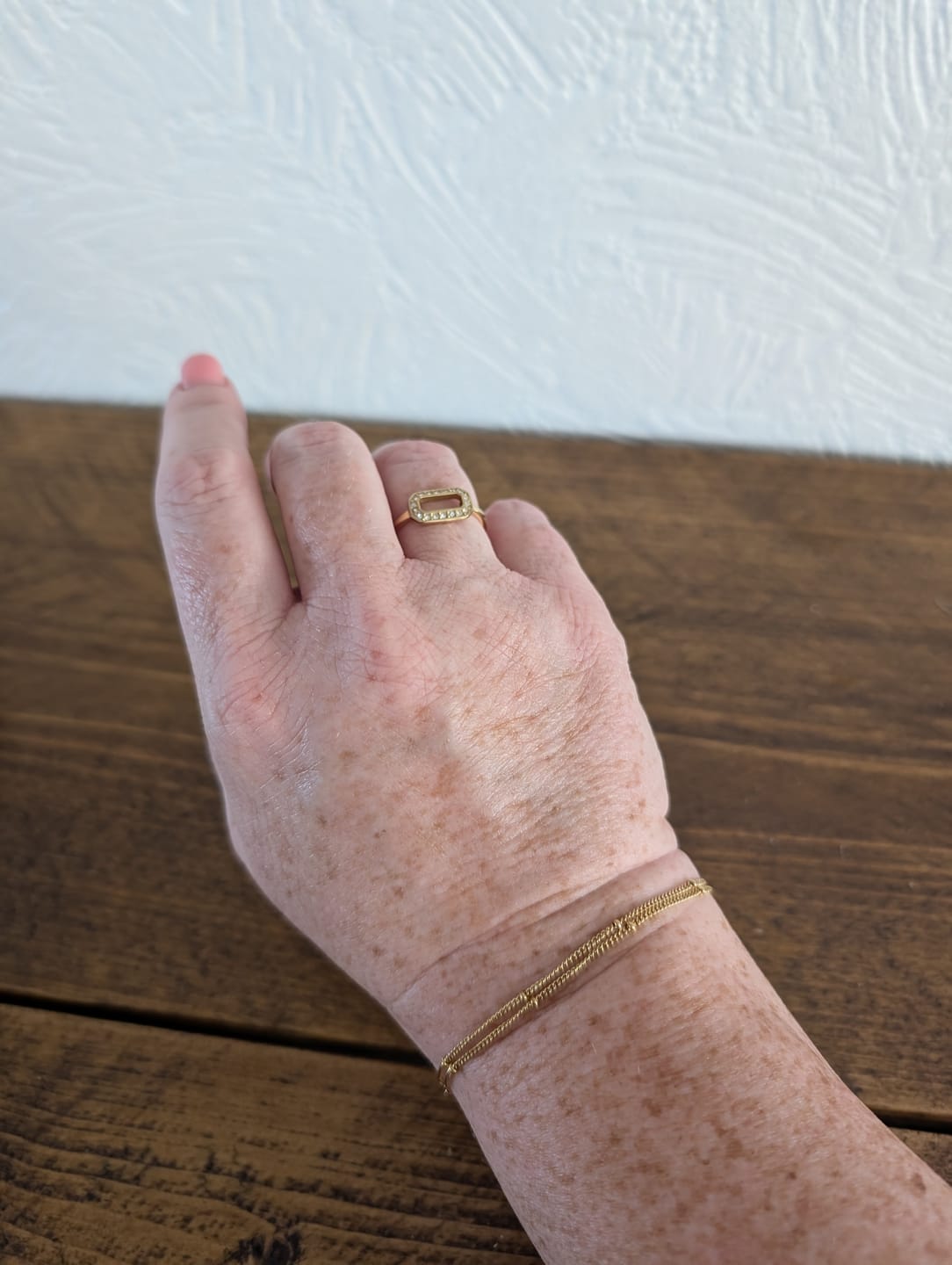 Customer photo review of Double Beaded Bracelet