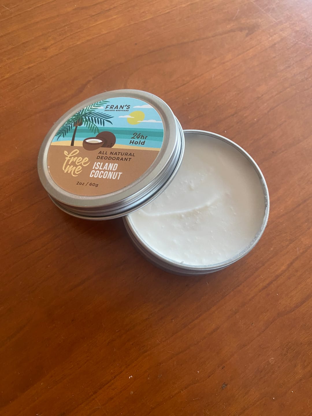 Customer photo review of FreeMe All Natural Deodorant