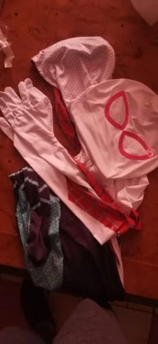 Customer photo review of Spider Gwen Costume Adult