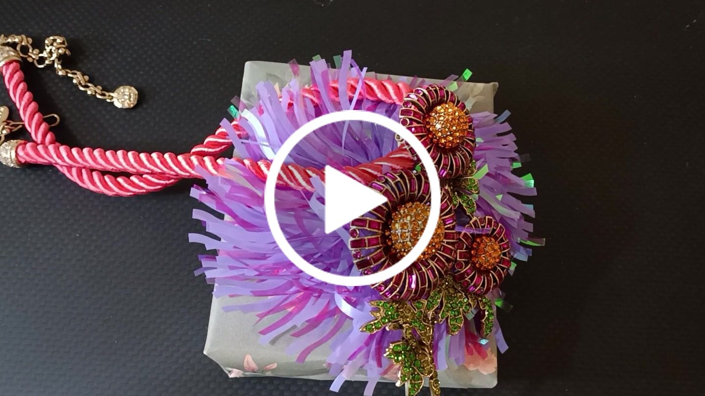 Customer video review of Heidi Daus®"Elegant Essentials" Pin Enhancer Cord Necklace
