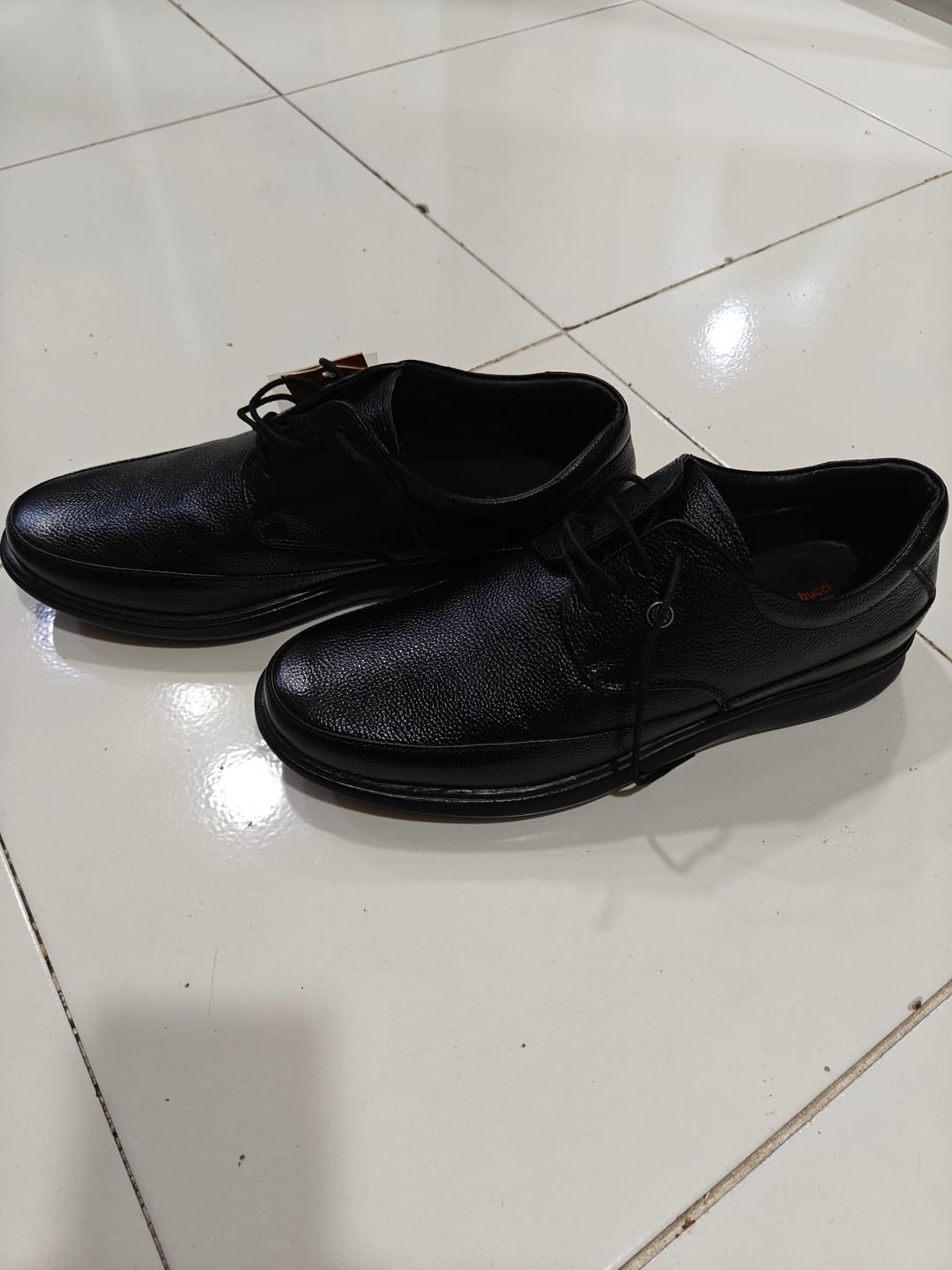 Customer photo review of Bacca Bucci Leather Office Lace-ups Formal Shoes | UK- 06 to 14