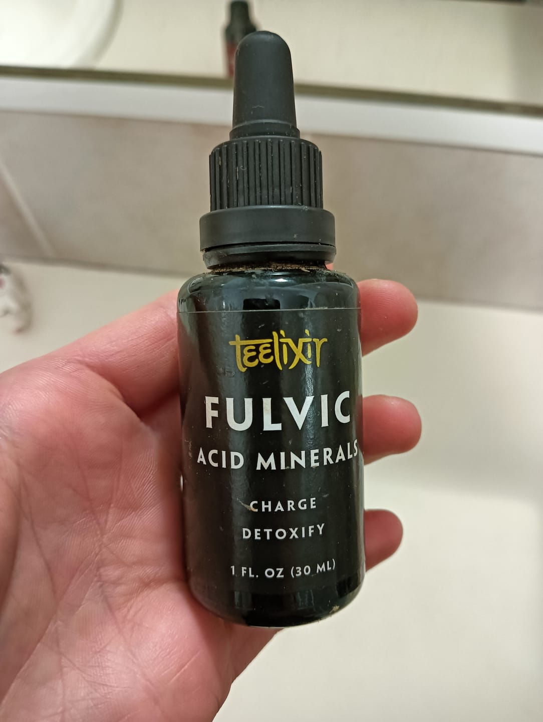 Customer photo review of Teelixir Fulvic Acid Minerals (Liquid)