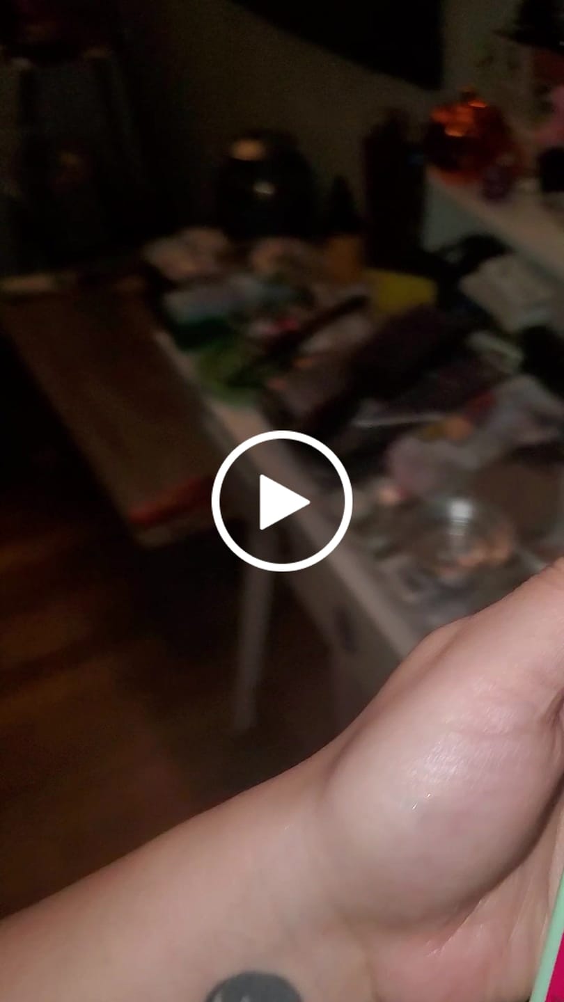 Customer video review of Funeral Flowers body lotion (Graveyard Roses)