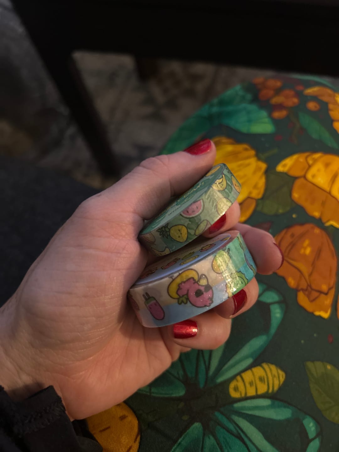 Customer photo review of Tropical Fun Washi Tape (Set of 2)