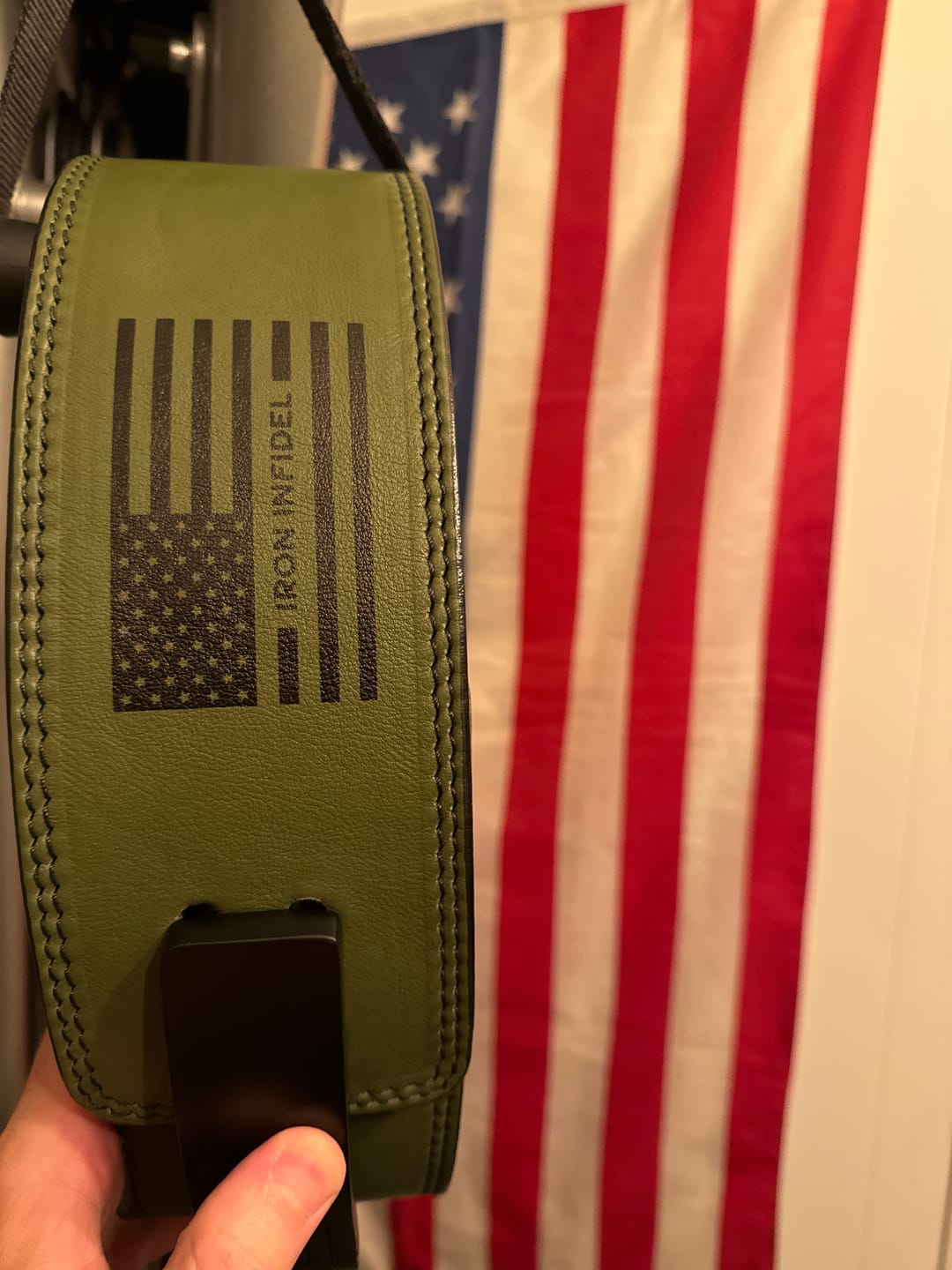 Customer photo review of 10mm Lever Weightlifting Belt