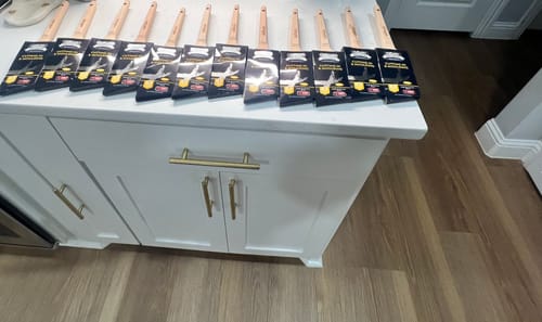 Customer photo review of Pro Series Oval Angle Cutter Paint Brushes from Oldfields (Various sizes)