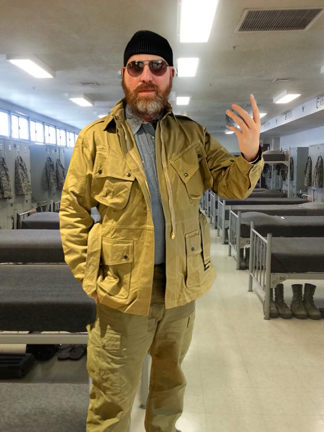 Customer photo review of US Army M-42 Airborne Paratrooper Jacket