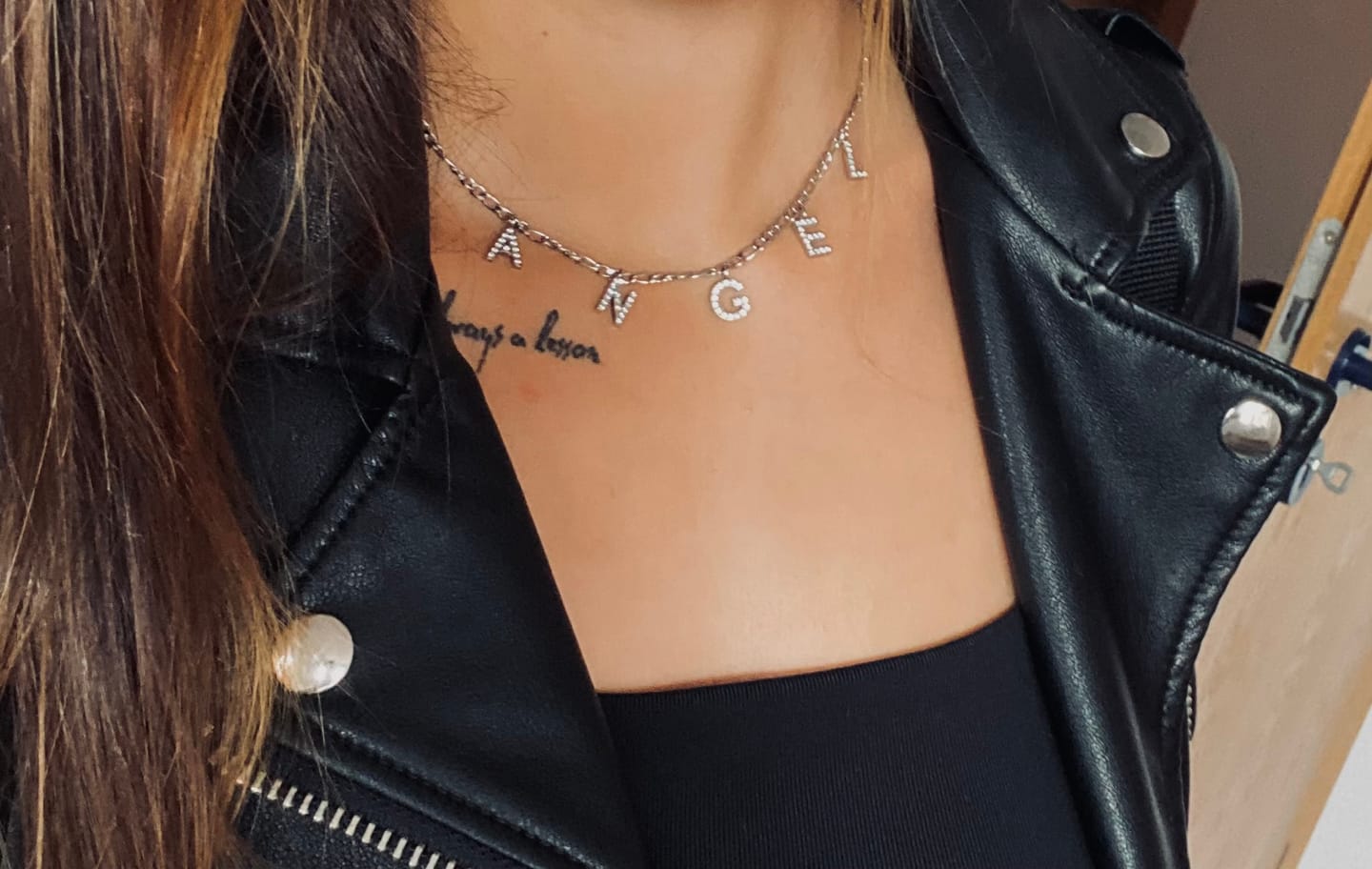 Customer photo review of Namenskette | 18K vergoldet