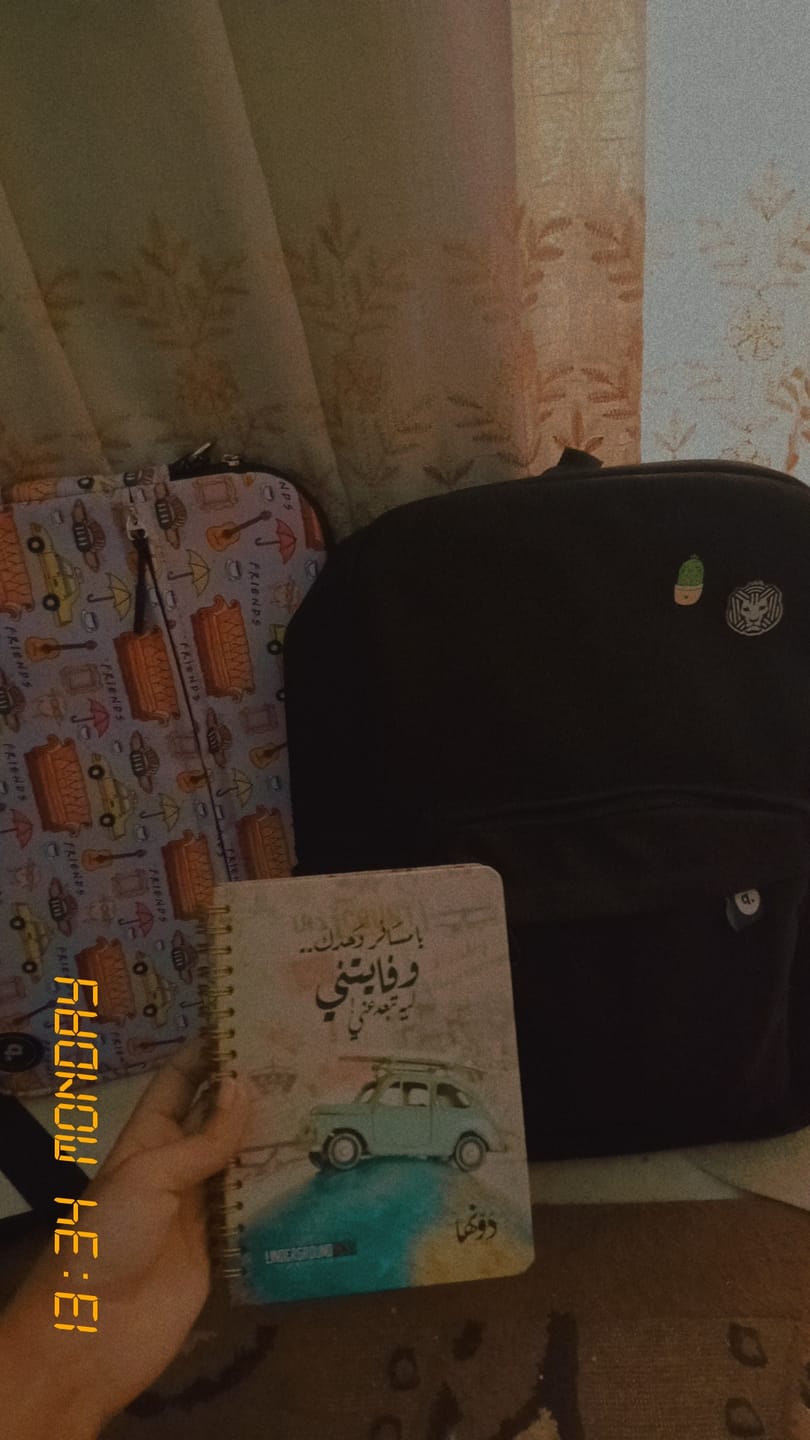Customer photo review of Black Basic Backpack