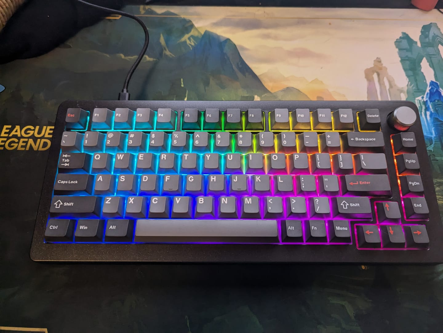 Customer photo review of DrunkDeer A75 Pro Wired Actuation Distance Adjustable Magnetic Switch Keyboard
