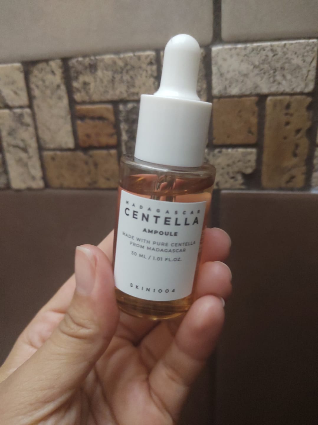 Customer photo review of Madagascar Centella Ampoule