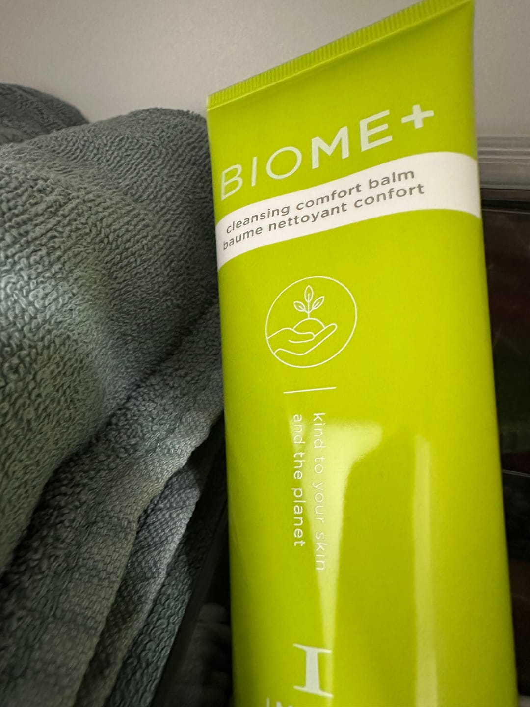 Customer photo review of BIOME+ Cleansing Comfort Balm