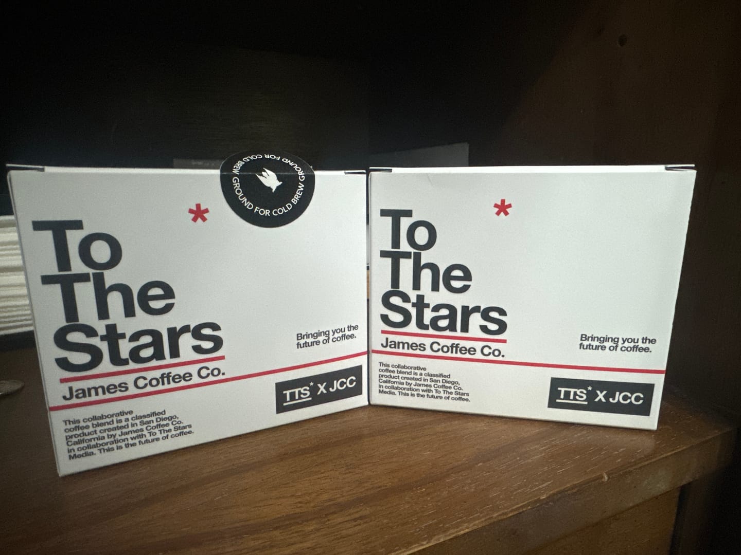 Customer photo review of To The Stars Really Good Coffee