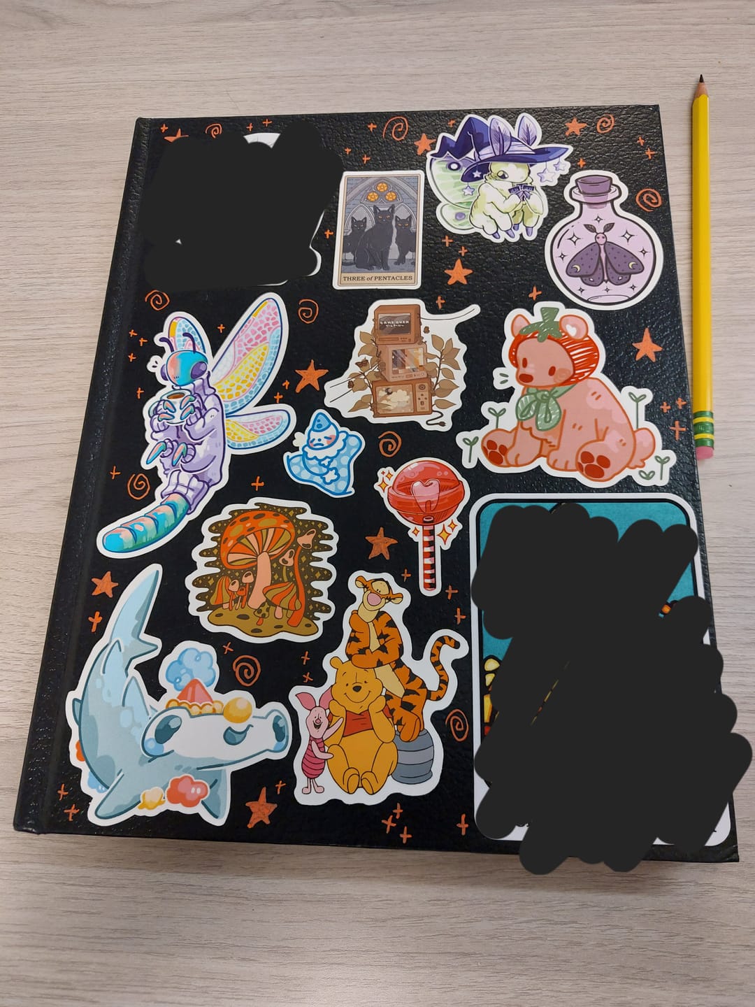 Customer photo review of Clown Shark Stickers