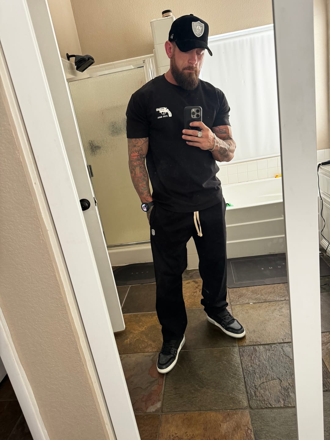 Customer photo review of Standard Slacker Pant Black