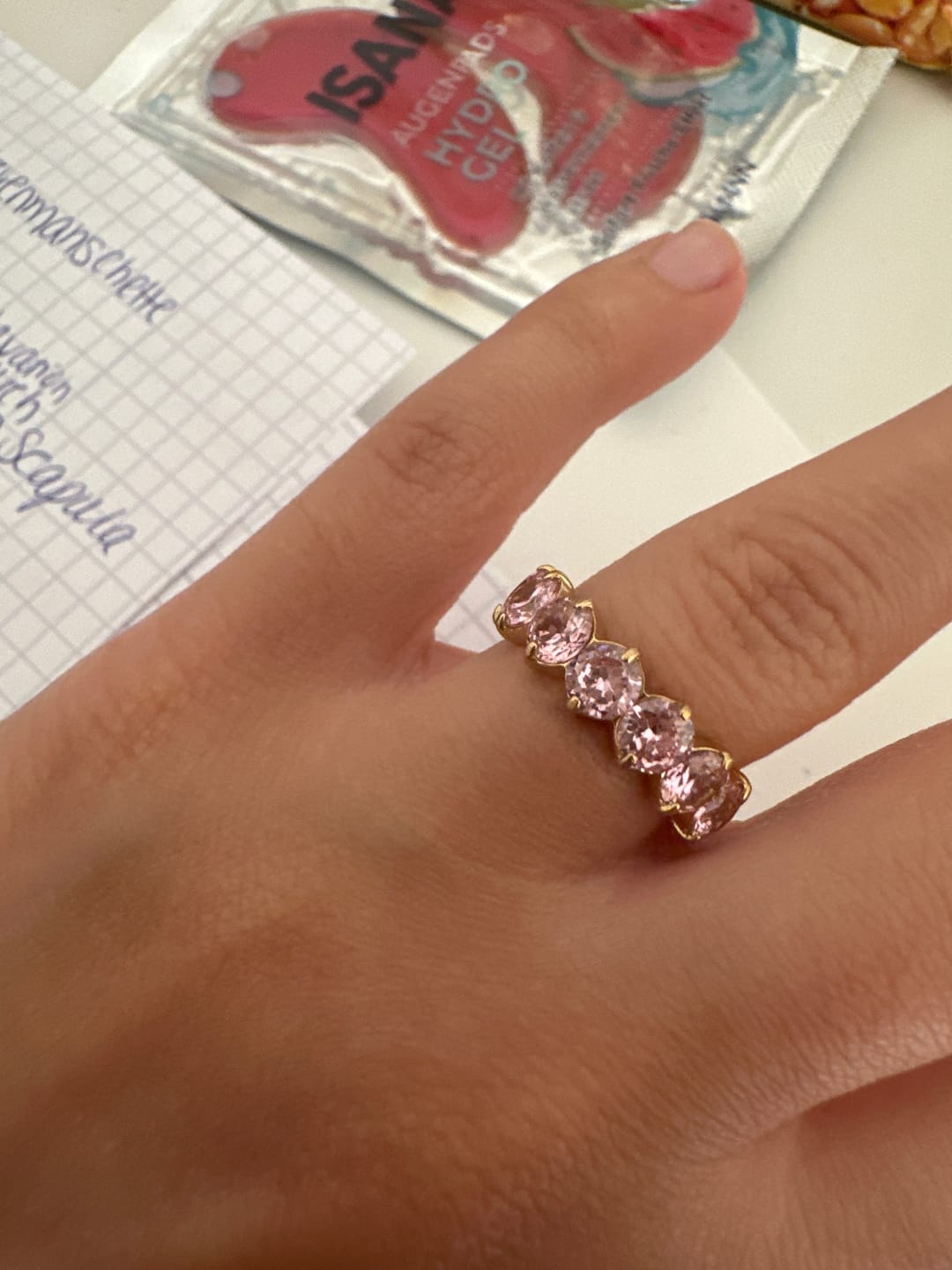 Customer photo review of Rosim Ring | 18K vergoldet