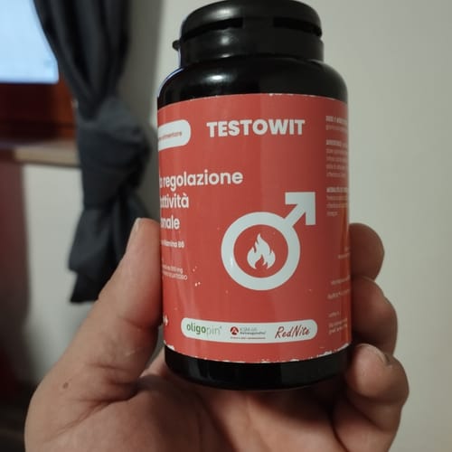 Customer photo review of TESTOWIT - Regolazione ormonale 120 cps NEW!