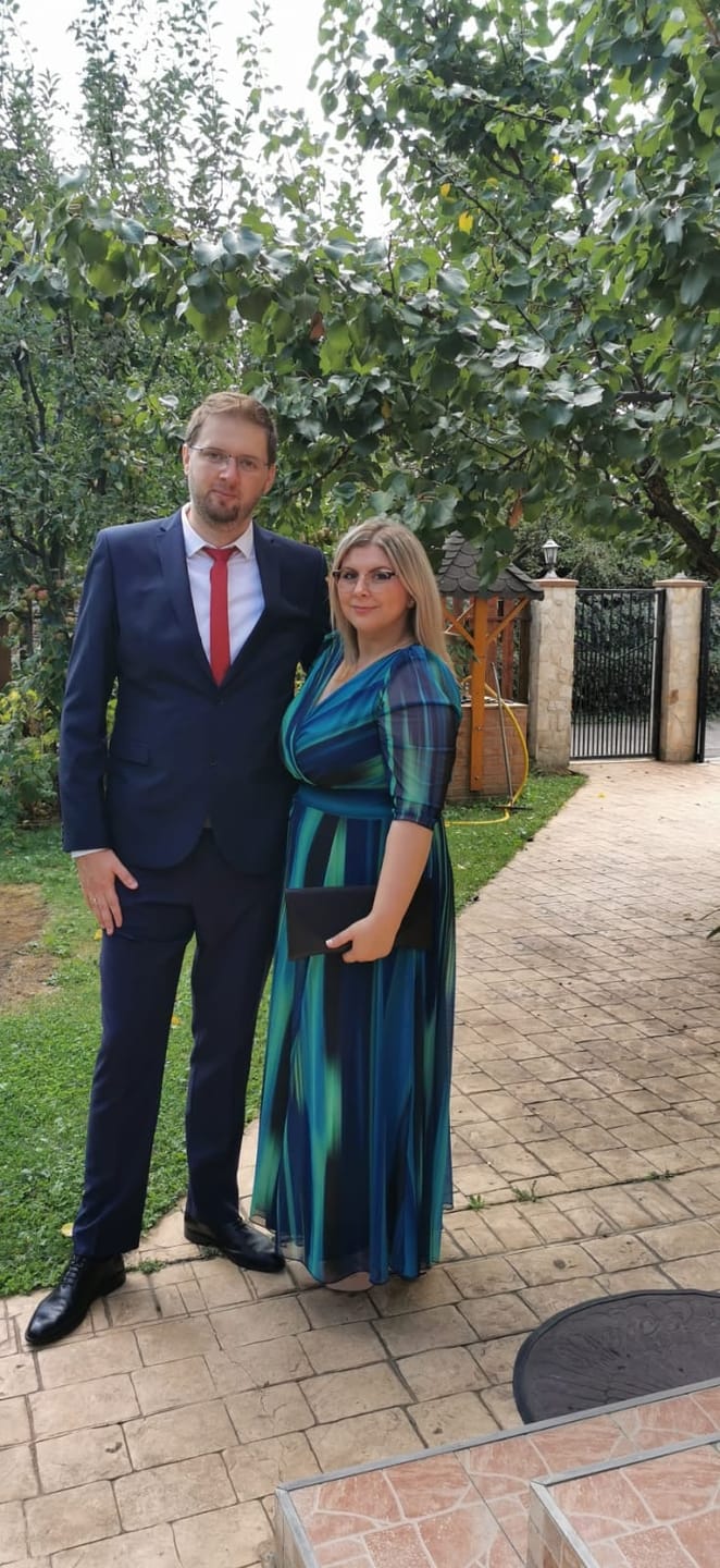 Customer photo review of Verity Green Ikat Print Maxi Gown