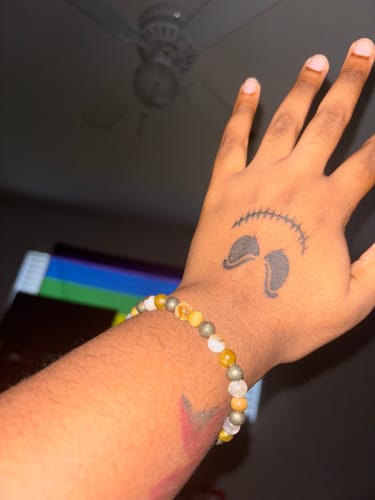 Customer photo review of The Solar Plexus Bracelet (Confidence, Self-Esteem, Abundance) - 6mm beads