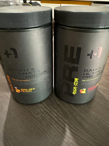 Customer photo review of +1© Danny's Ultimate Pre Workout High-stim (520g)