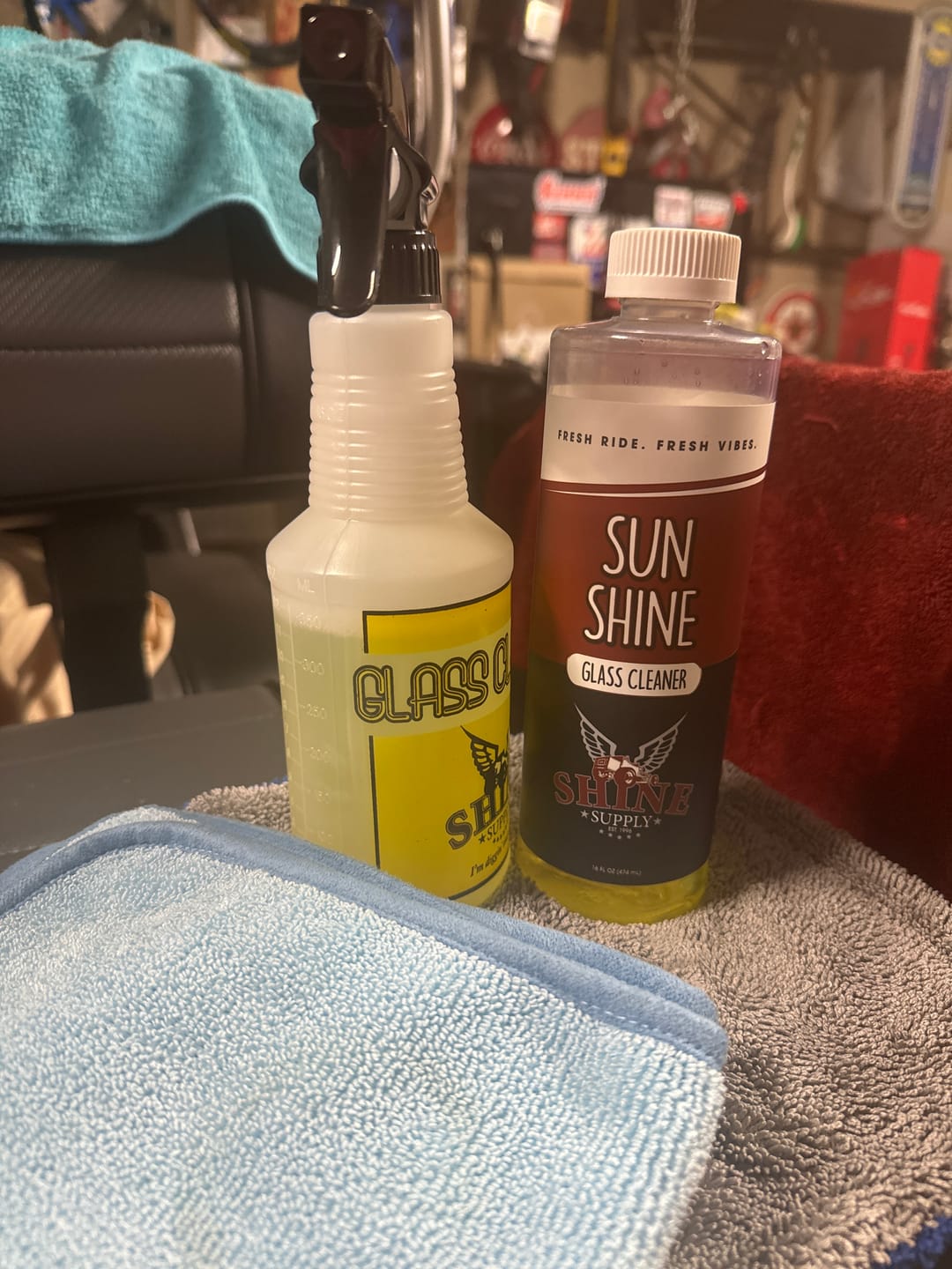 Customer photo review of Sun Shine Glass Cleaning Kit
