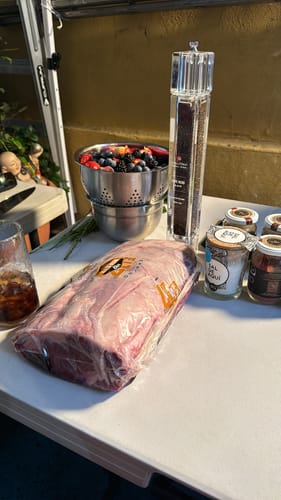 Reseña con foto de un cliente sobre Rib Eye Pieza Básica