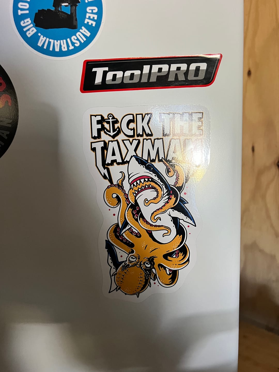 Customer photo review of The Kraken Sticker
