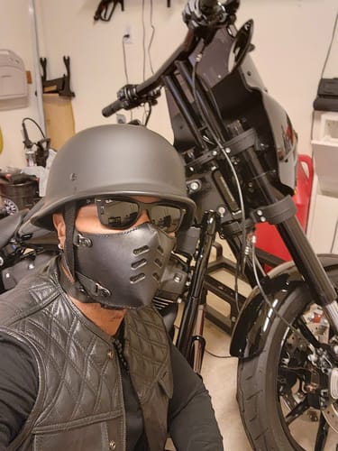 Customer photo review of Mayan DOT Germanator Beanie Black