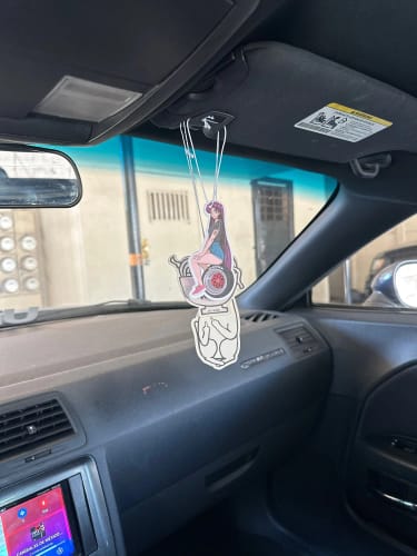 Customer photo review of Anime Girl Rim - Air Freshener