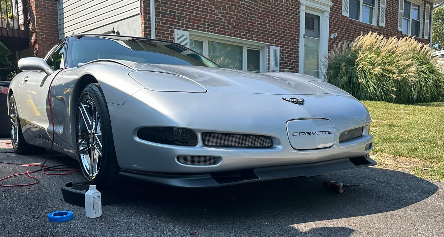Customer photo review of Corvette C5 ZR1 Extended Front Splitter Lip