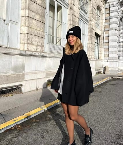 Customer photo review of Laura™ | Oversized Wool Coat