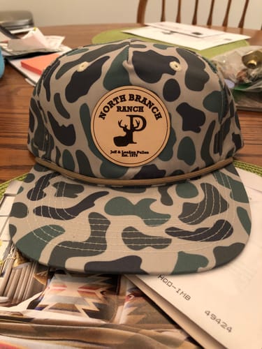 Customer photo review of Custom Leather Patch Goat Rope Hats