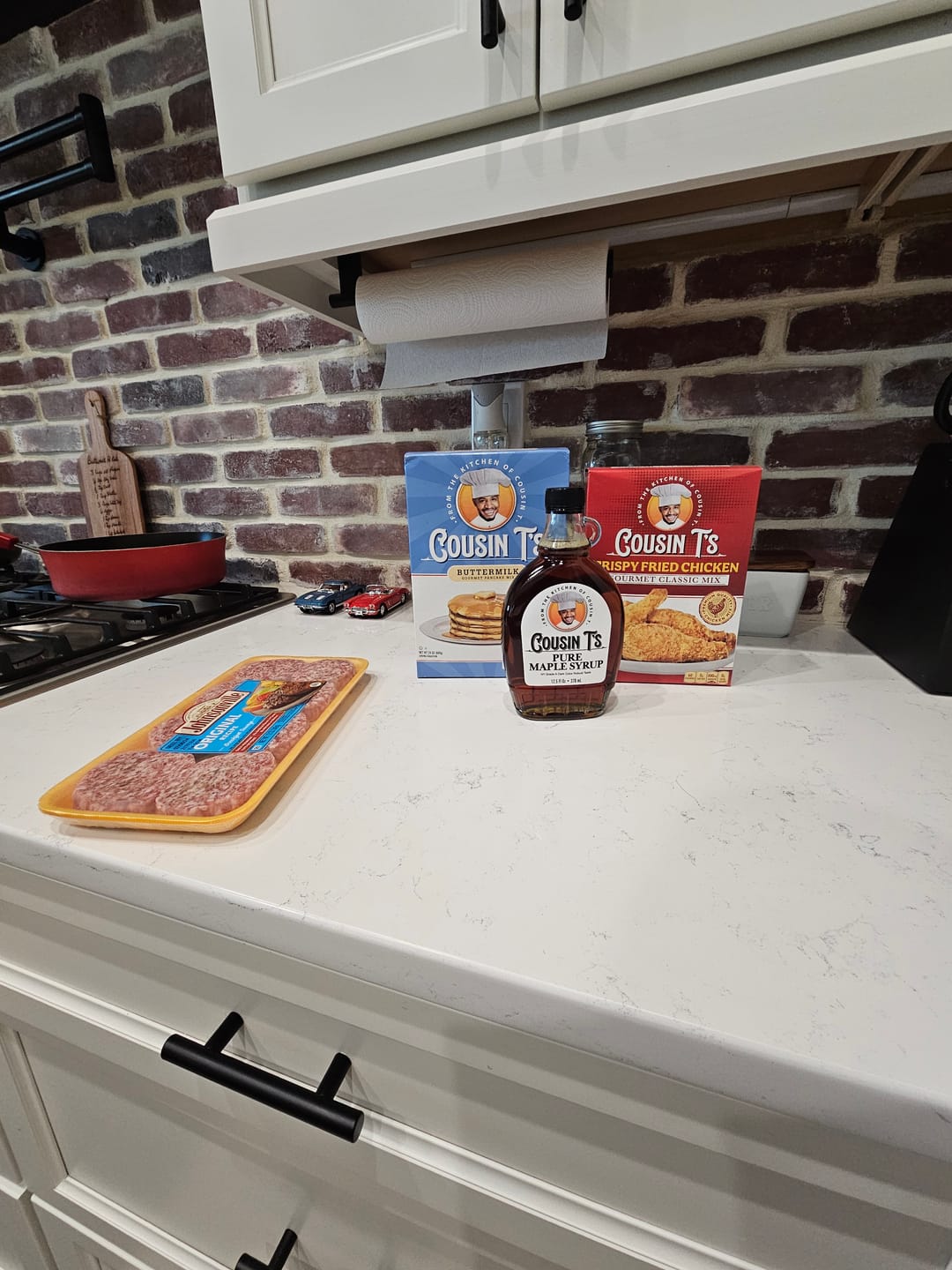 Customer photo review of Cousin T's Maple Syrup & Pancake Mix Bundle