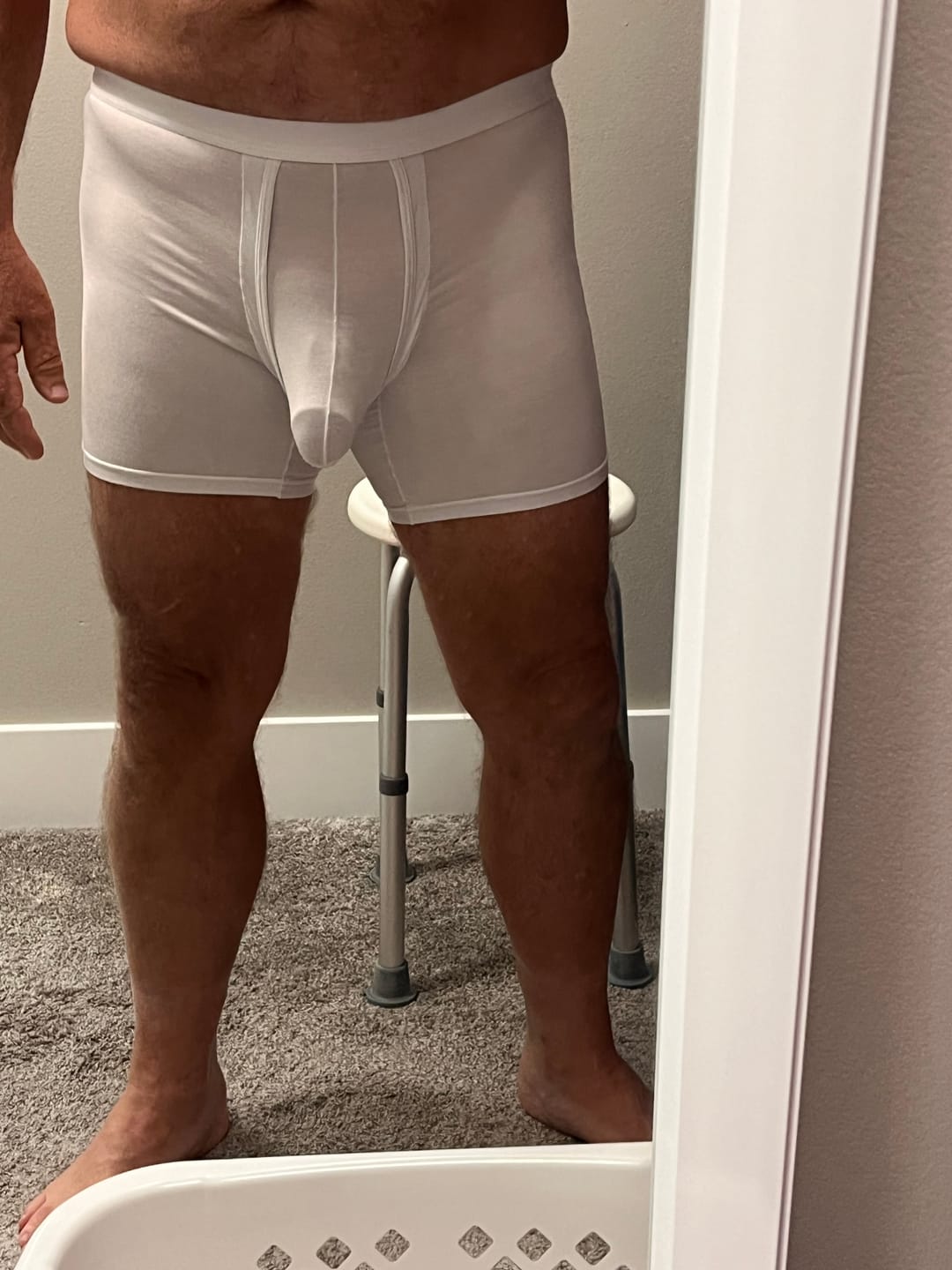 Customer photo review of Sexy Separated Ball Pouch Boxer Briefs For Men