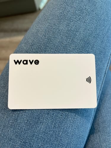 Customer photo review of Wave NFC Business Card