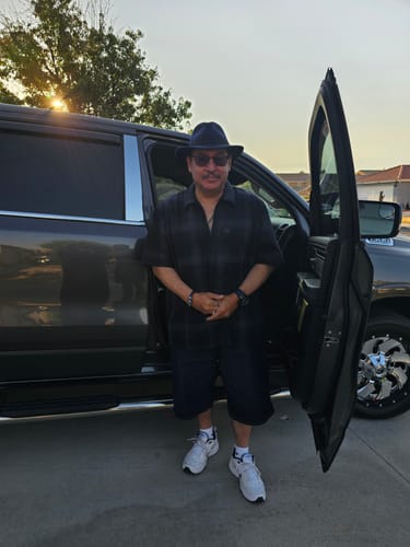 Customer photo review of Lowrider Classic Relax Fit Denim Shorts