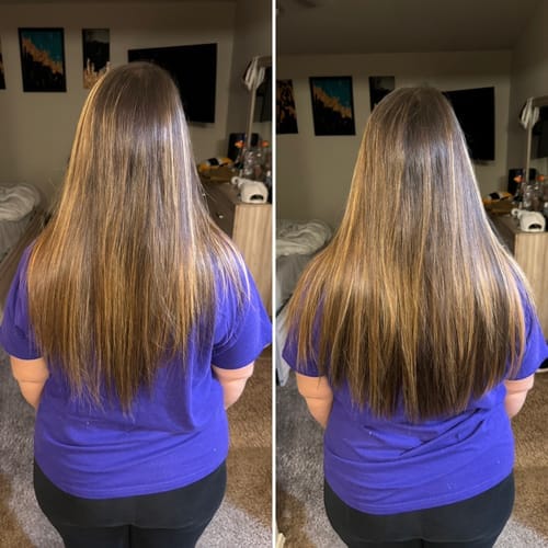 Customer photo review of Wavy Halo Extension Set