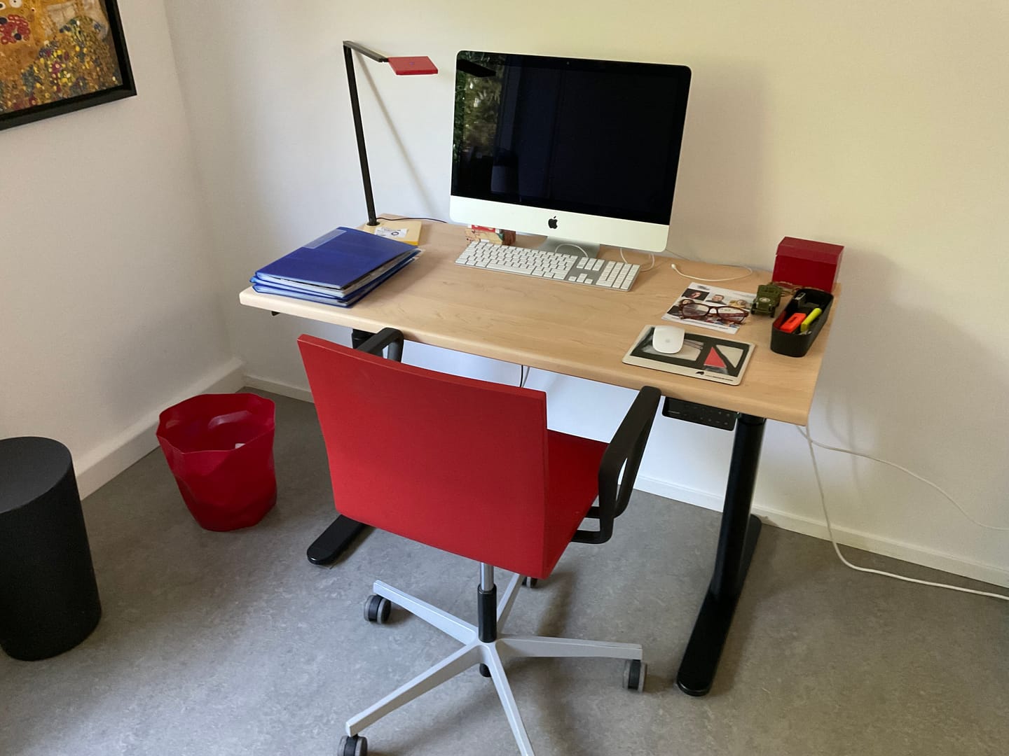 Customer photo review of Maidesite TH2 Plus Art - Tischgestell Elektrisch Höhenverstellbar