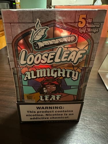 Customer photo review of Chief Keef “Almighty Leaf” LooseLeaf 5-Pack Wraps (40 Count)