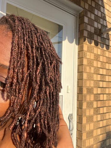 Customer photo review of Temporary Hair Color Gel - Blush