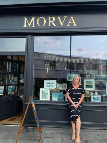 Customer photo review of Distressed Gold 5" or 12" Classic Metal Letters, A-Z, 0-9