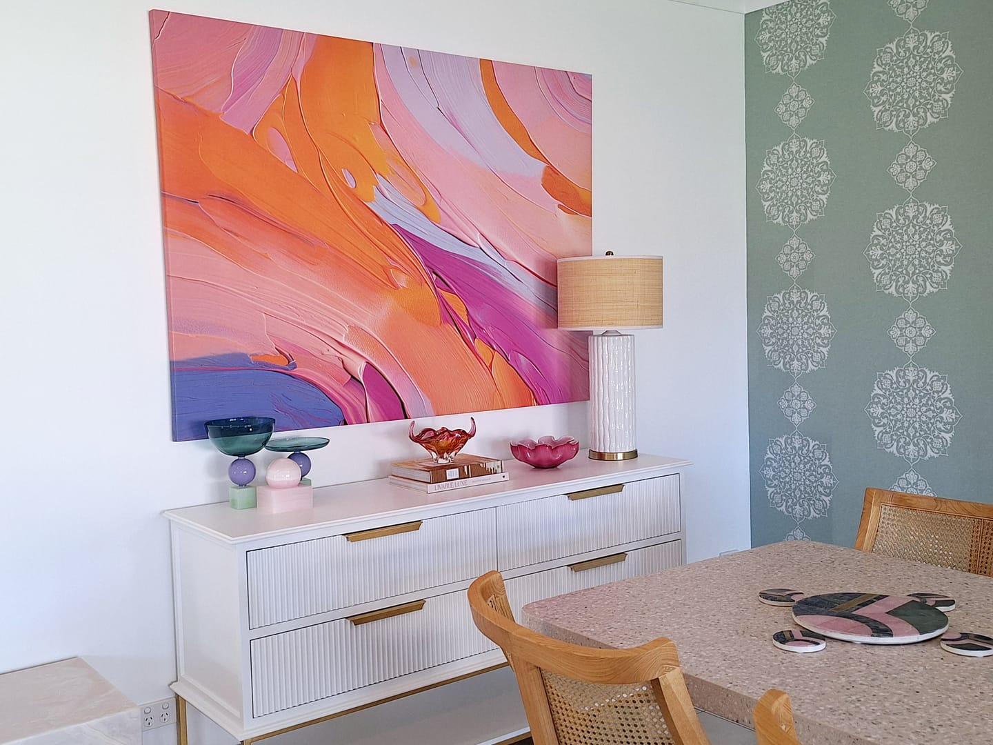 Customer photo review of HAPPY AURA CANVAS