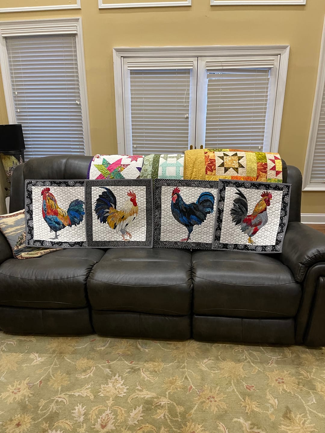 Customer photo review of Petit Rouge Rooster Downloadable Pattern