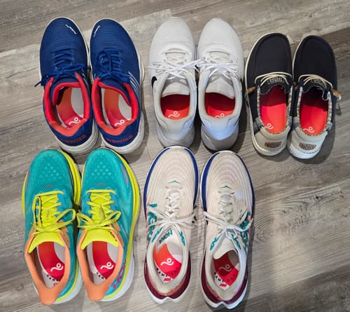 Customer photo review of Move Game Day Pro Performance Insoles