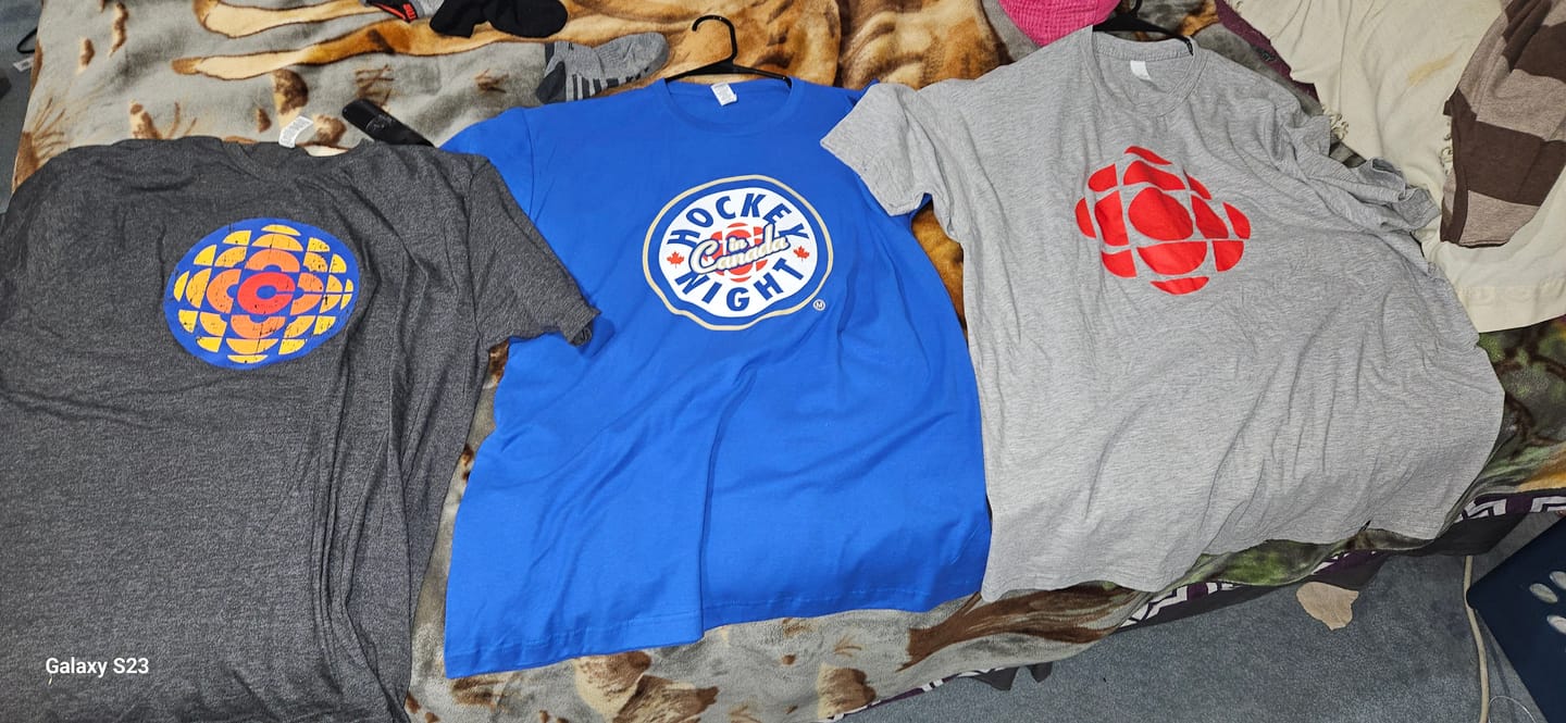 Customer photo review of Hockey Night in Canada T-shirt