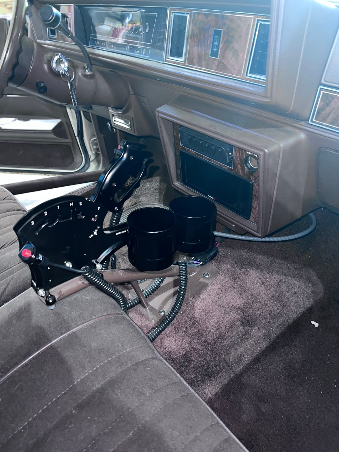 Customer photo review of Operator Series Dual Billet Cup Holder Attachment for Front Exit Cable Shifter
