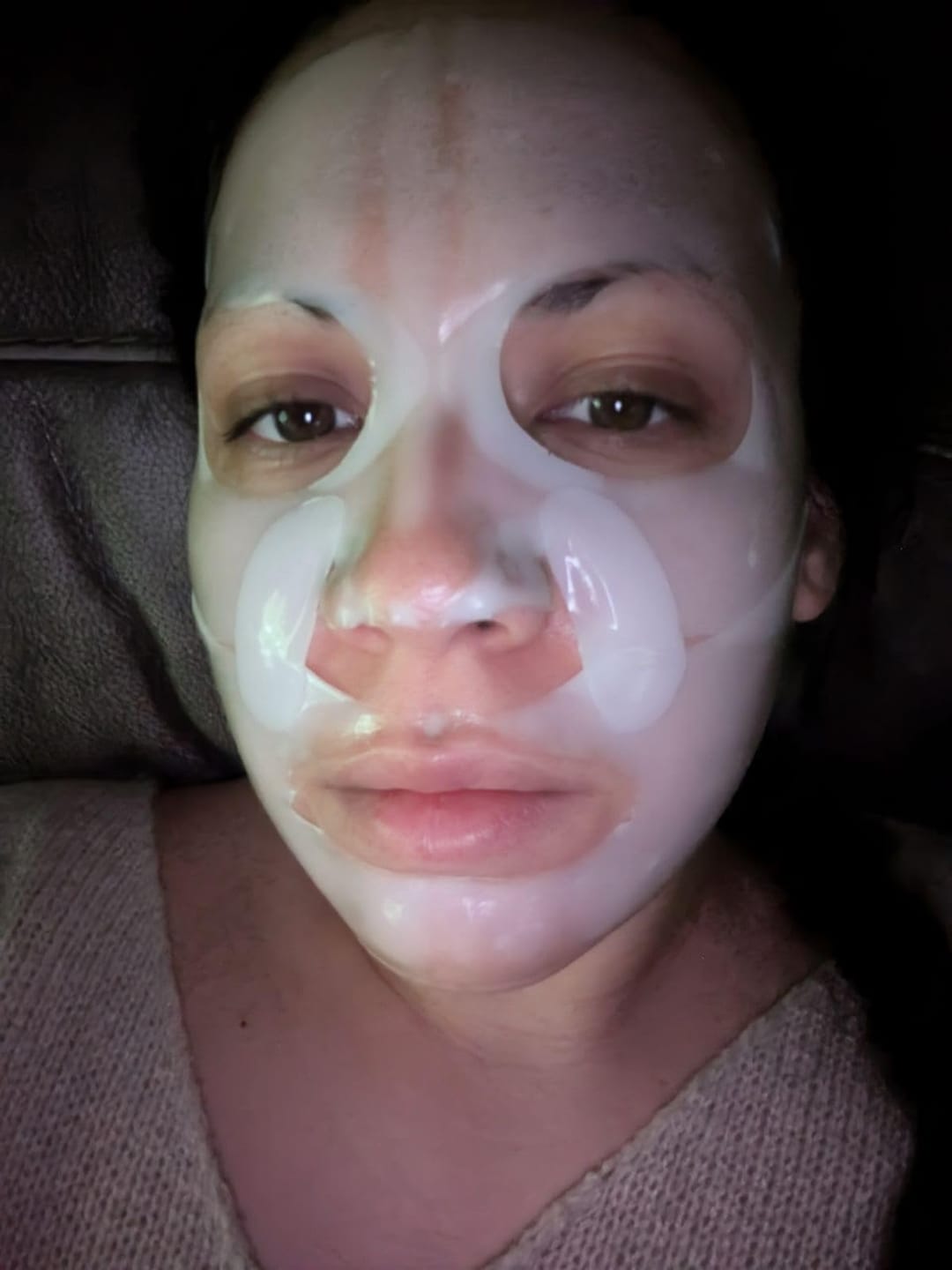 Customer photo review of SkinGlow™ Дълбоко Хидратираща Нощна Маска