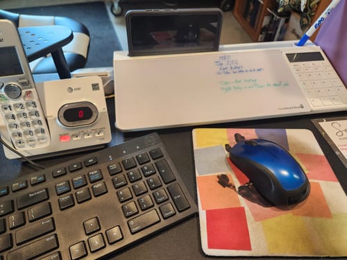 Customer photo review of DeskBoard Buddy